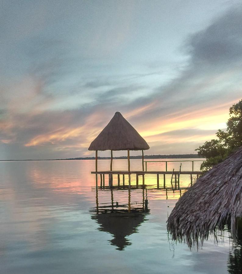 Agave-Blue Hotel Bacalar Bagian luar foto