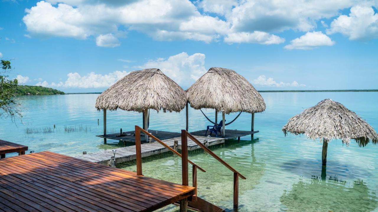 Agave-Blue Hotel Bacalar Bagian luar foto