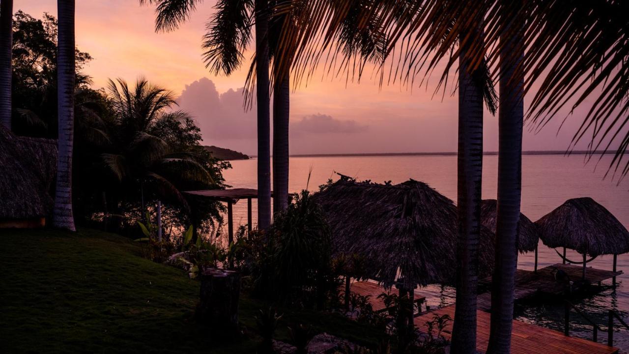 Agave-Blue Hotel Bacalar Bagian luar foto