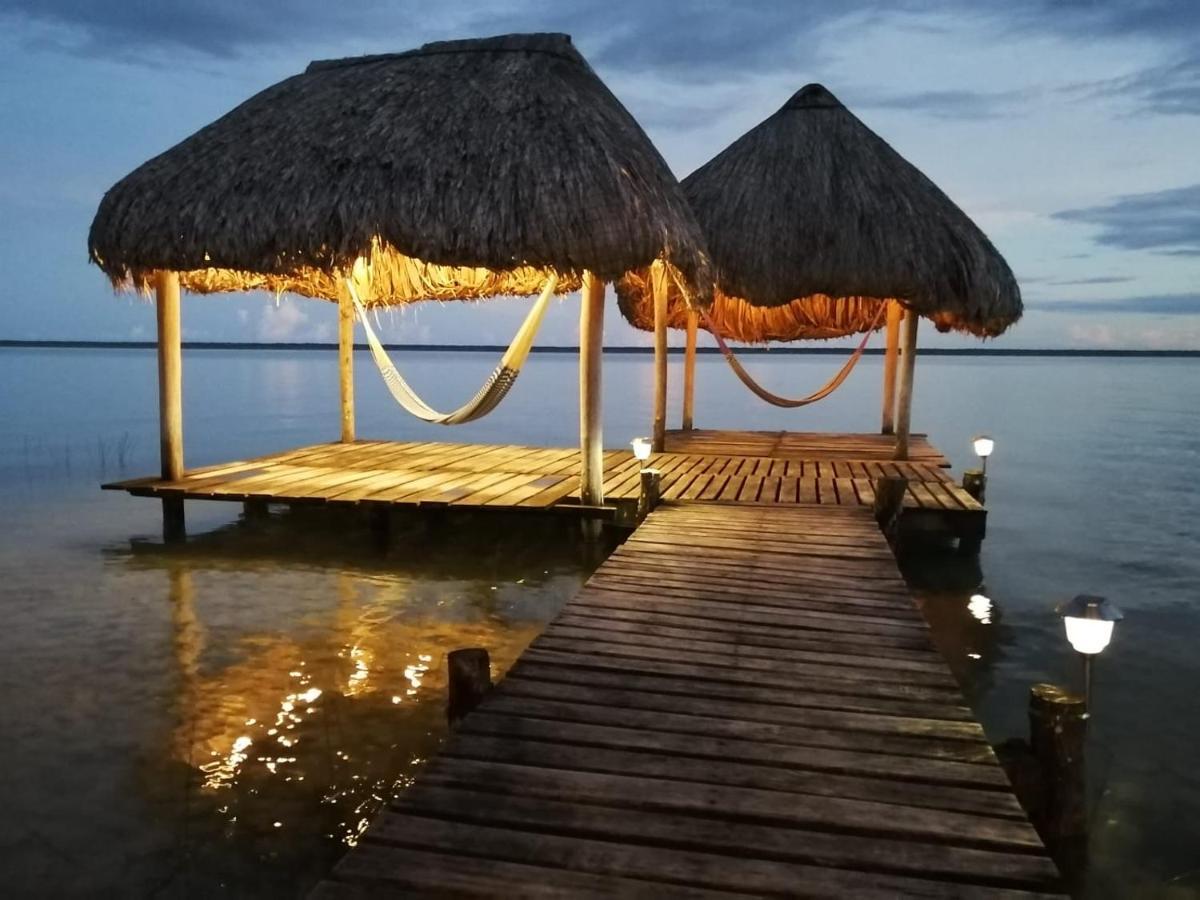 Agave-Blue Hotel Bacalar Bagian luar foto