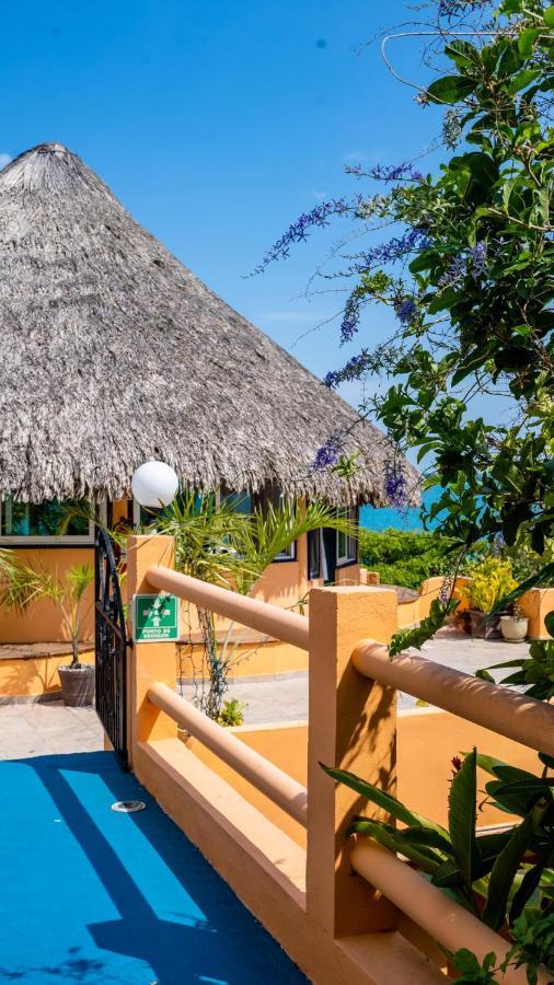 Agave-Blue Hotel Bacalar Bagian luar foto