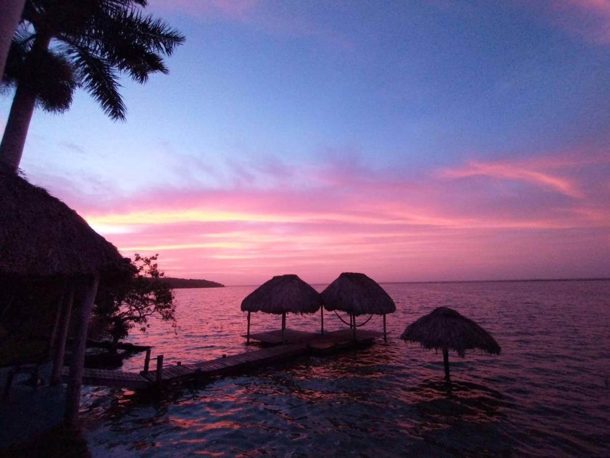 Agave-Blue Hotel Bacalar Bagian luar foto